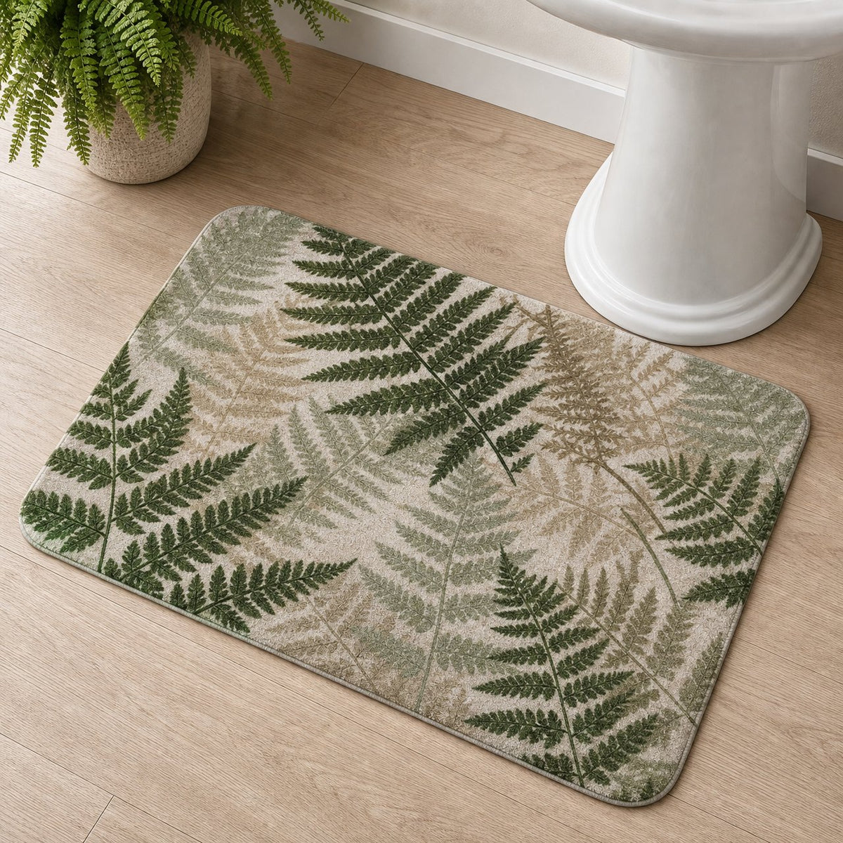 Fern Hollow Bath Mat, image 1