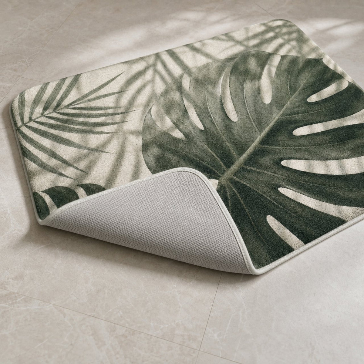 Monstera Shade Bath Mat, image 3