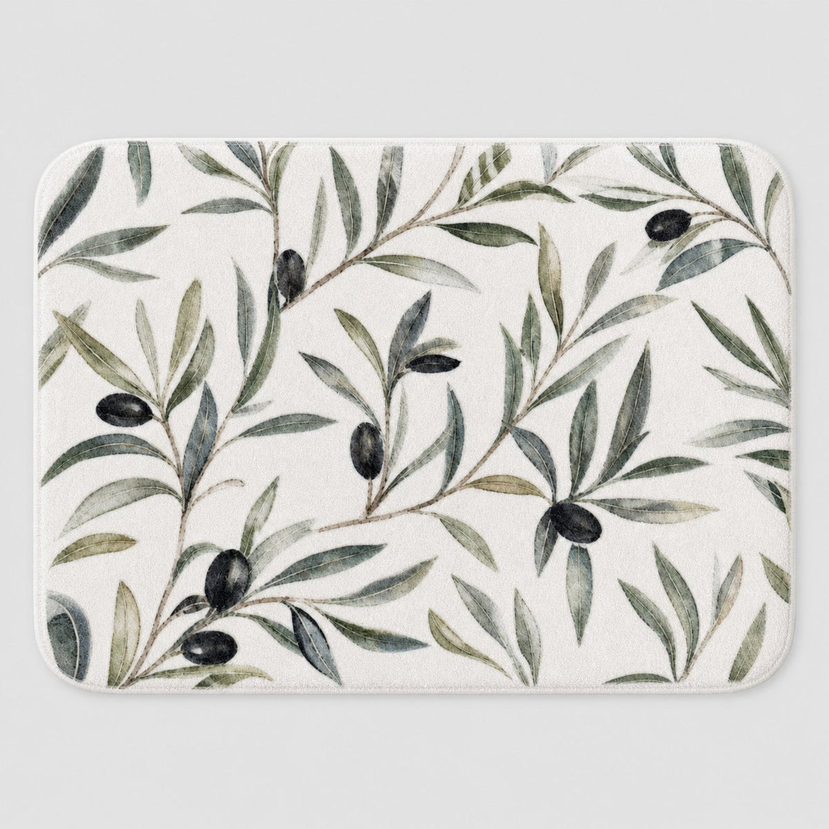 Olive Branch Bath Mat, image 2