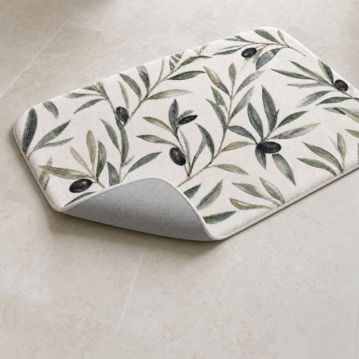 Olive Branch Bath Mat, image 3