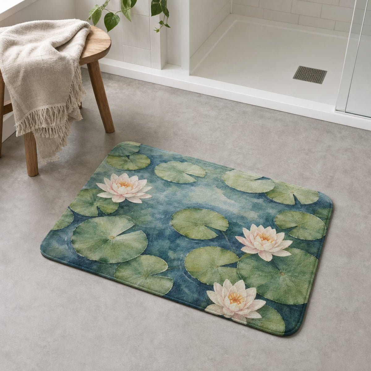 Lily Pond Bath Mat, image 1
