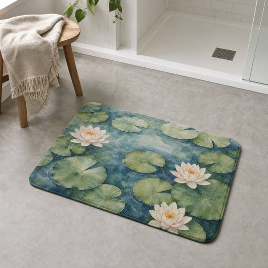 Lily Pond Bath Mat, image 1