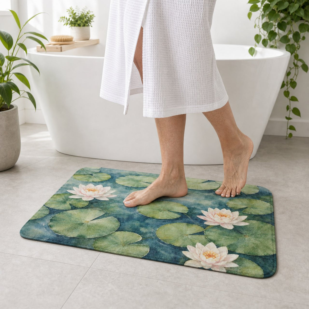 Lily Pond Bath Mat, image 5
