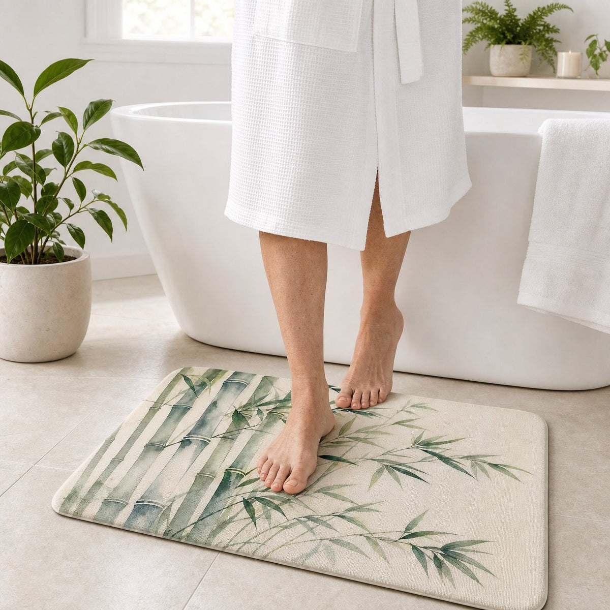 Bamboo Screen Bath Mat, image 5