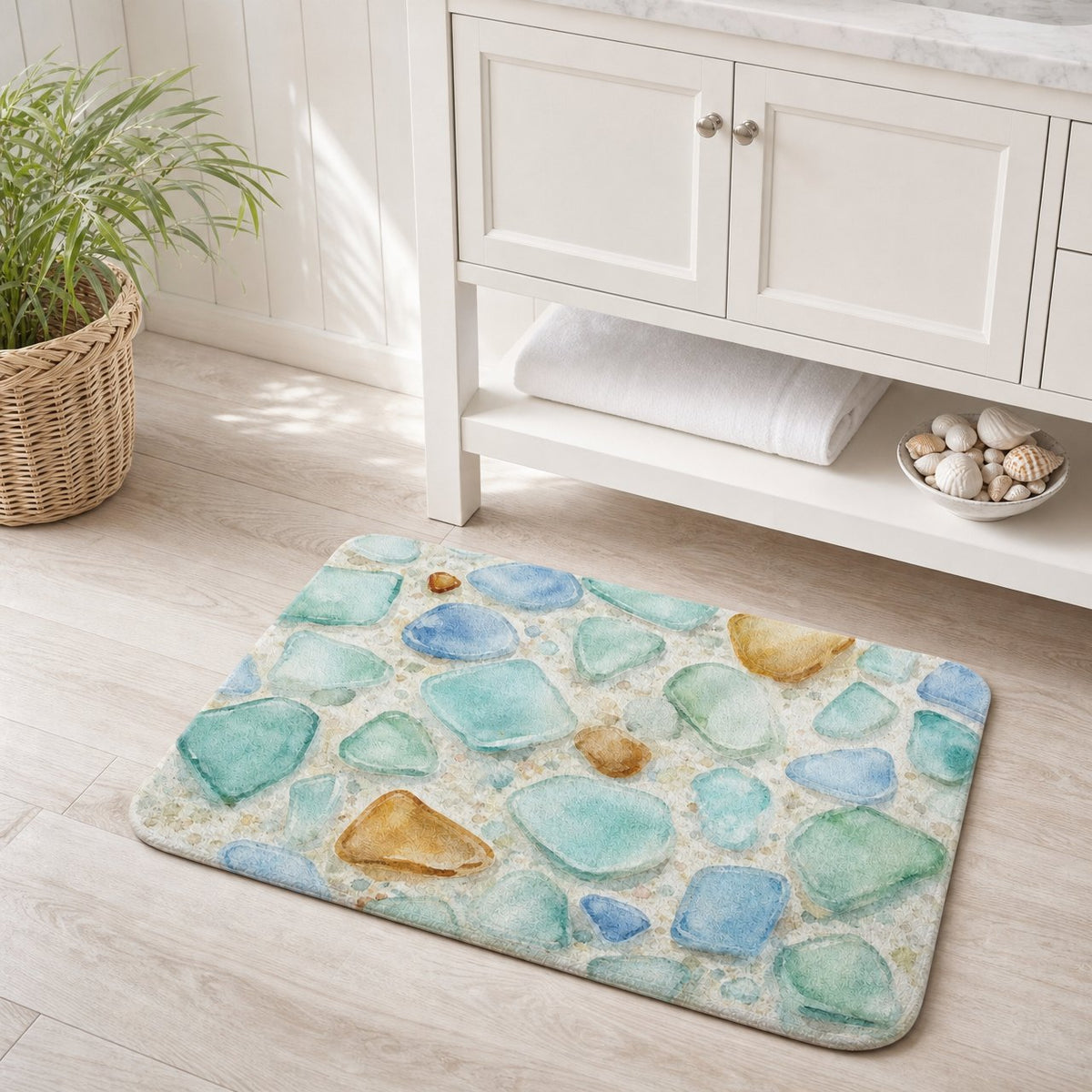 Sea Glass Bath Mat, image 5