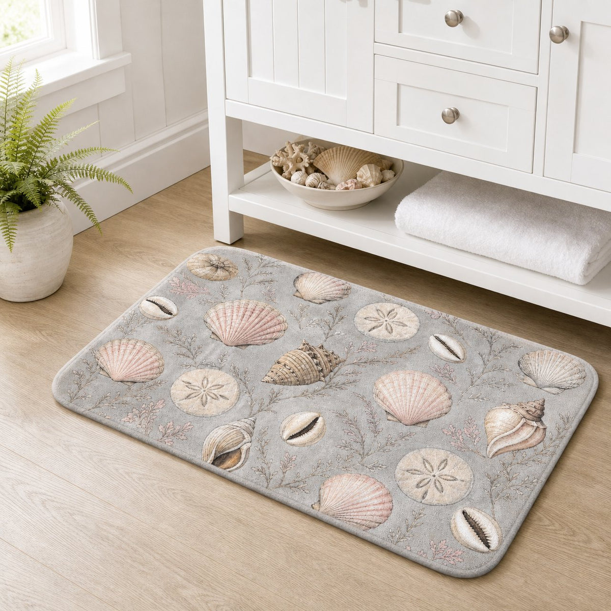 Shell Collection Bath Mat, image 5