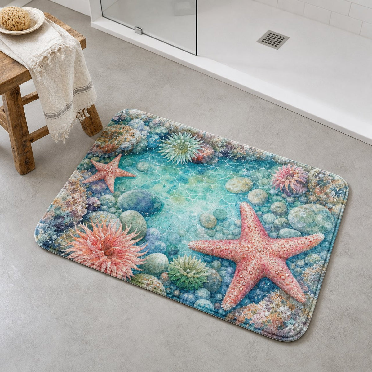 Tide Pool Bath Mat, image 1