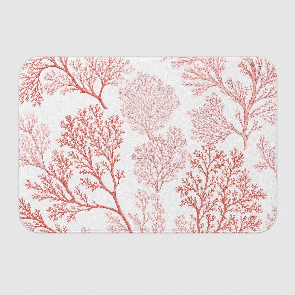 Coral Sketch Bath Mat, image 2