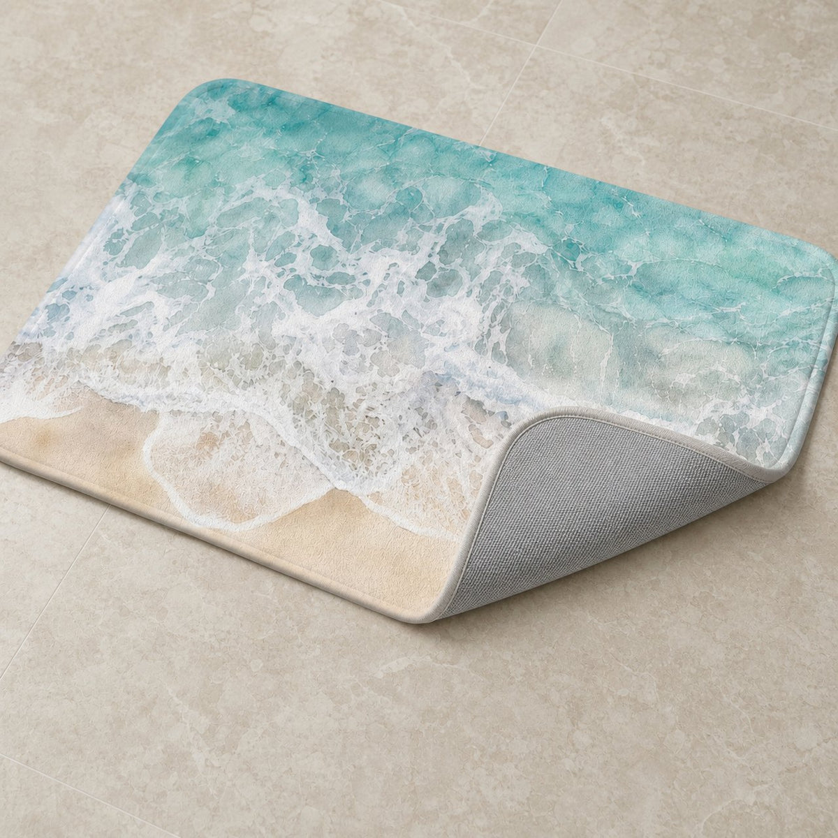Shoreline Foam Bath Mat, image 3