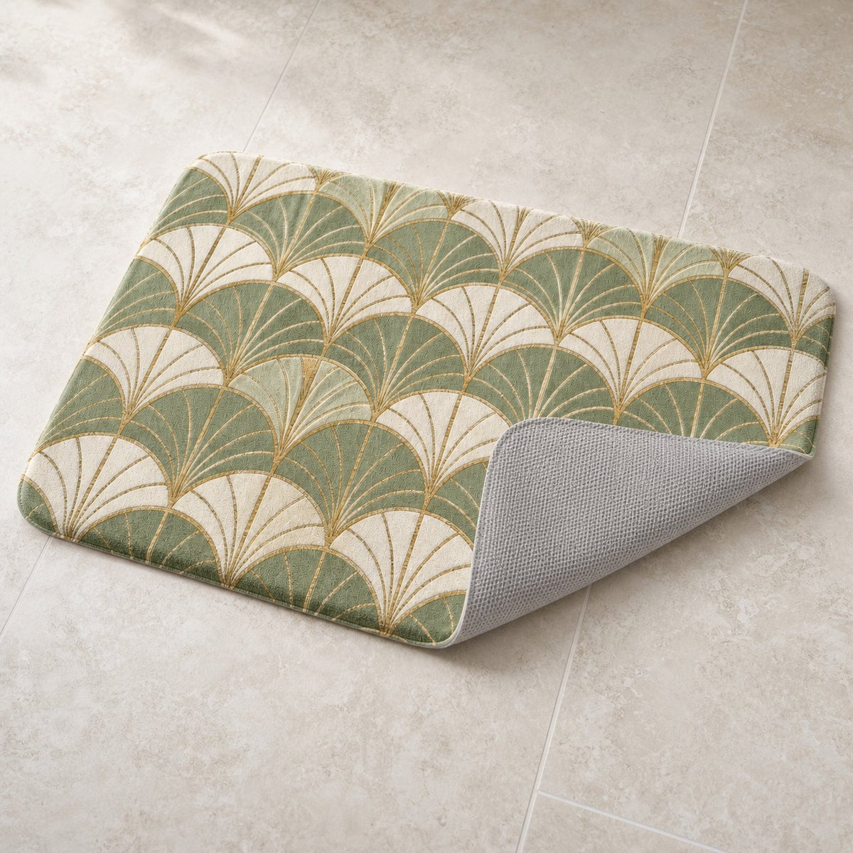 Deco Fan Bath Mat, image 3