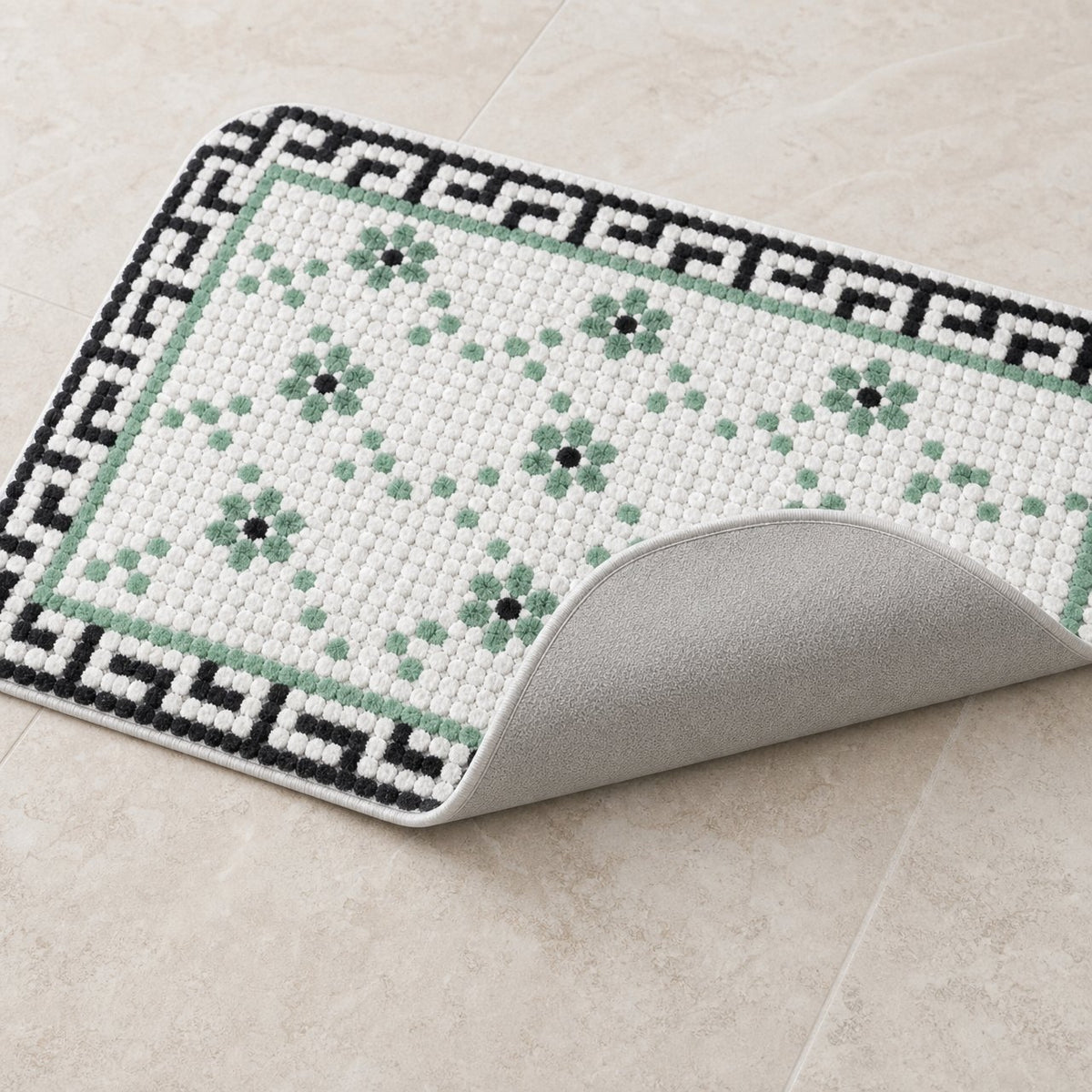 Penny Mosaic Bath Mat, image 3