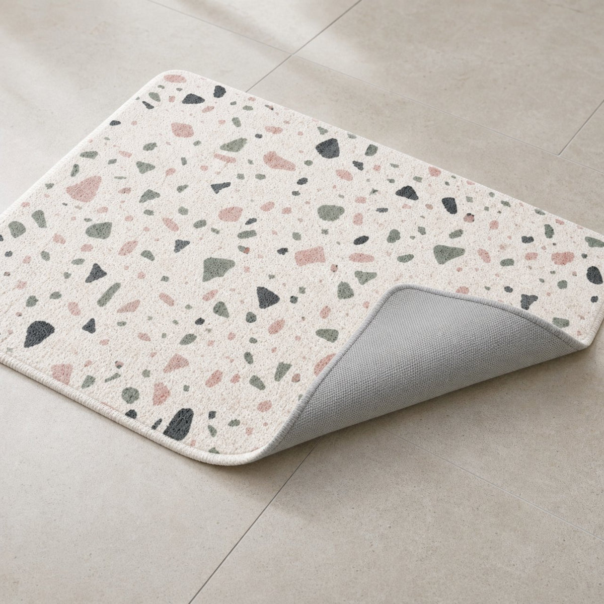 Blush Terrazzo Bath Mat, image 3
