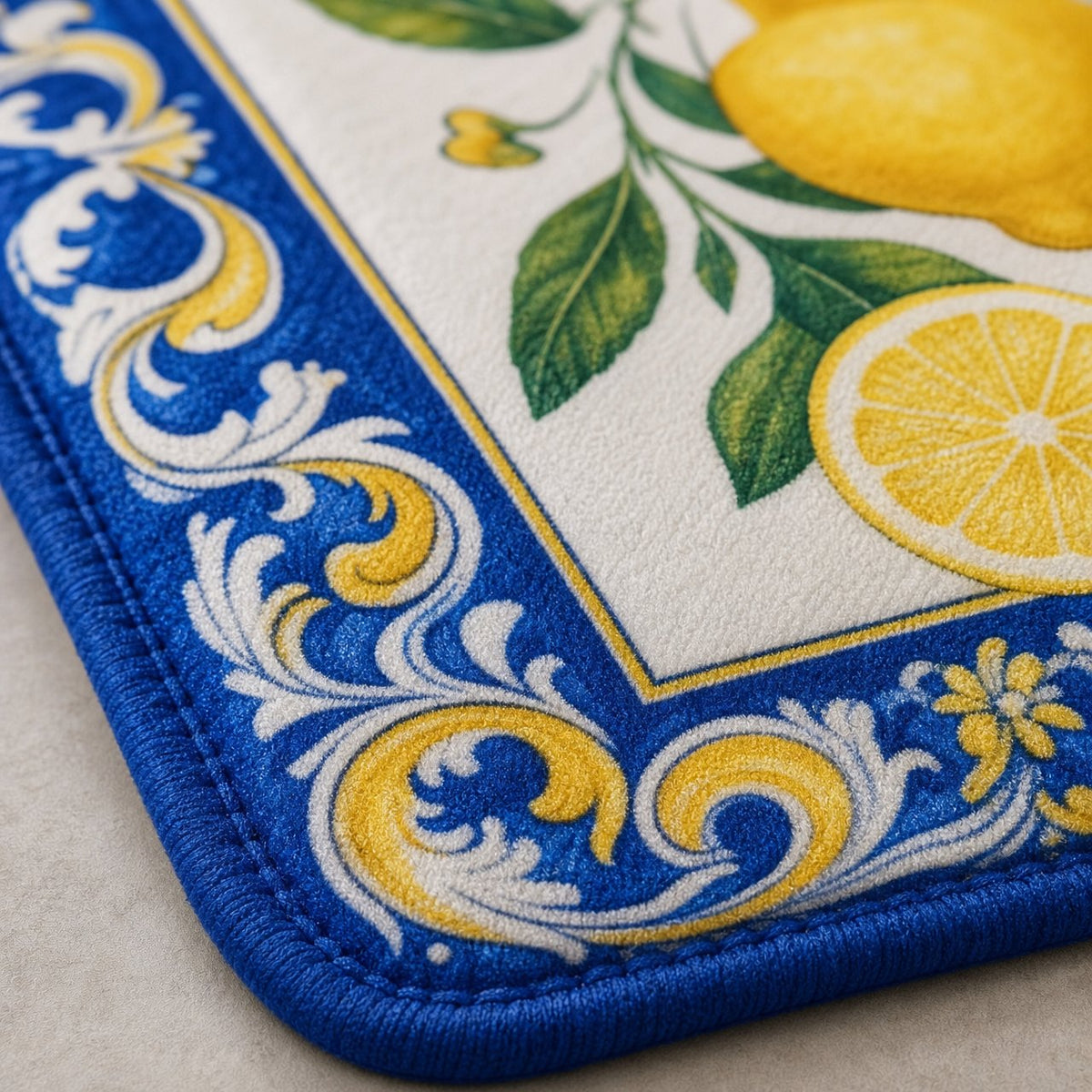 Majolica Lemon Bath Mat, image 4