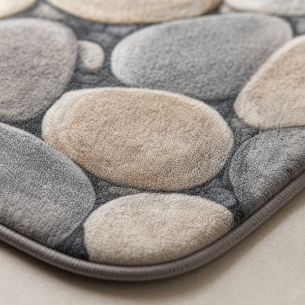 Close-up of the plush printed microfiber